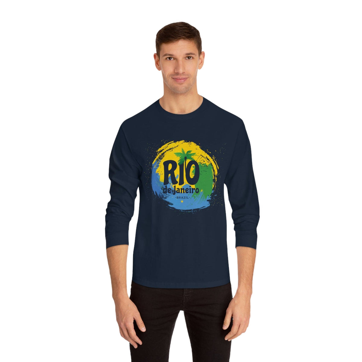 RIO de JANEIRO – Trendy Design, Premium Long Sleeve Tee