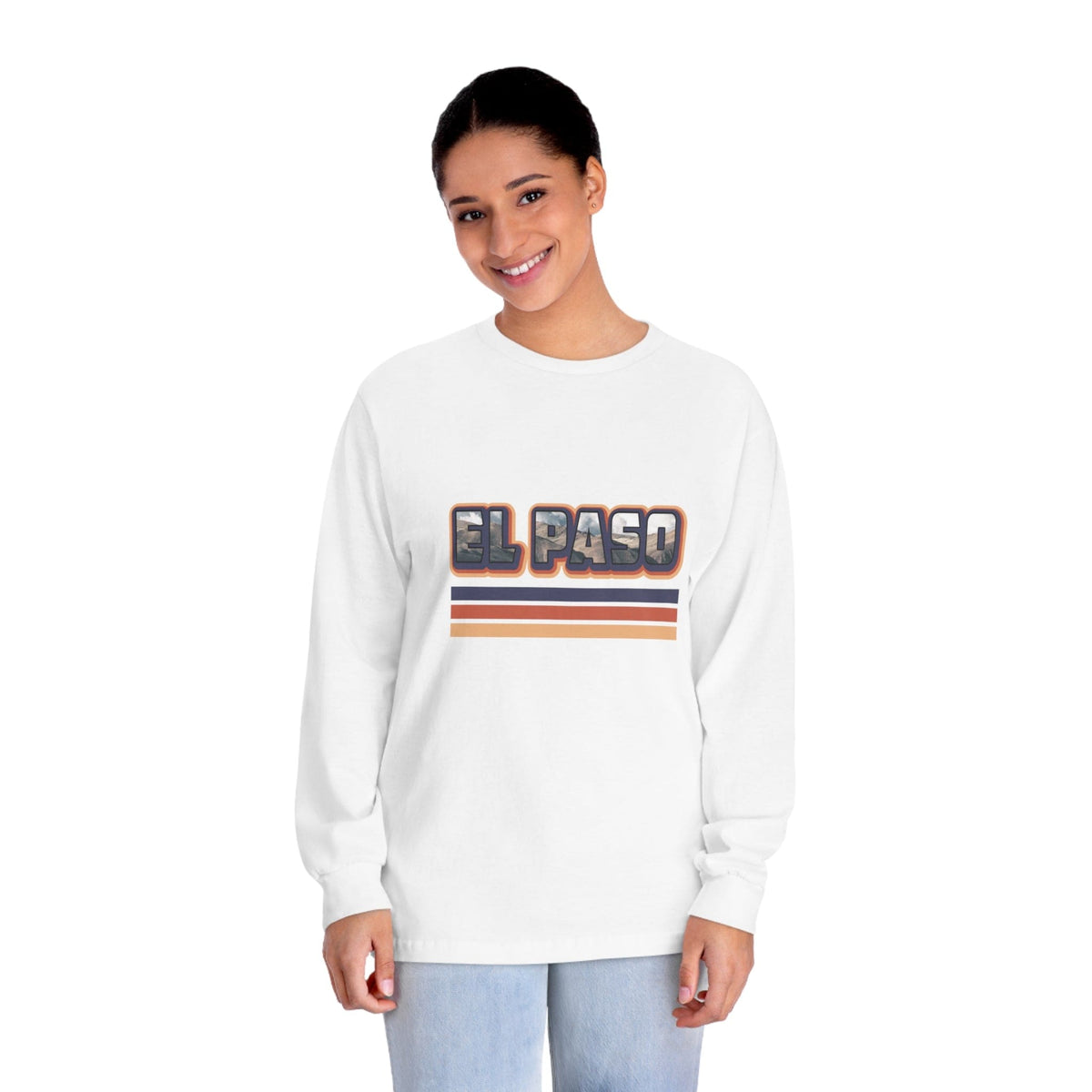 EL PASO – Trendy Design, Premium Long Sleeve Tee