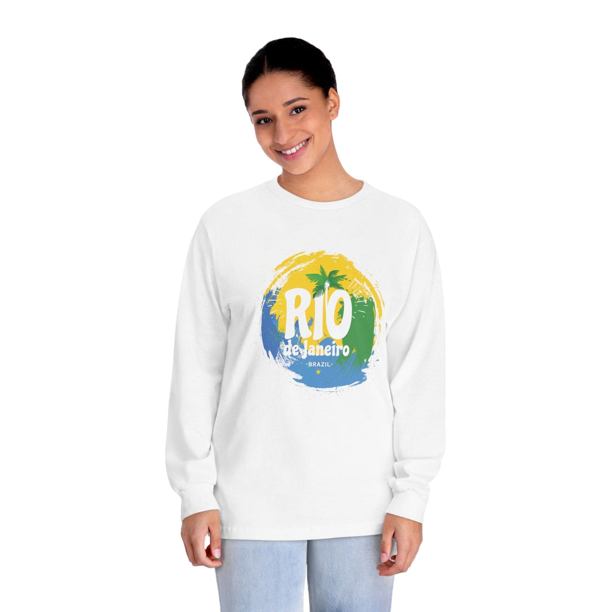 RIO de JANEIRO – Trendy Design, Premium Long Sleeve Tee
