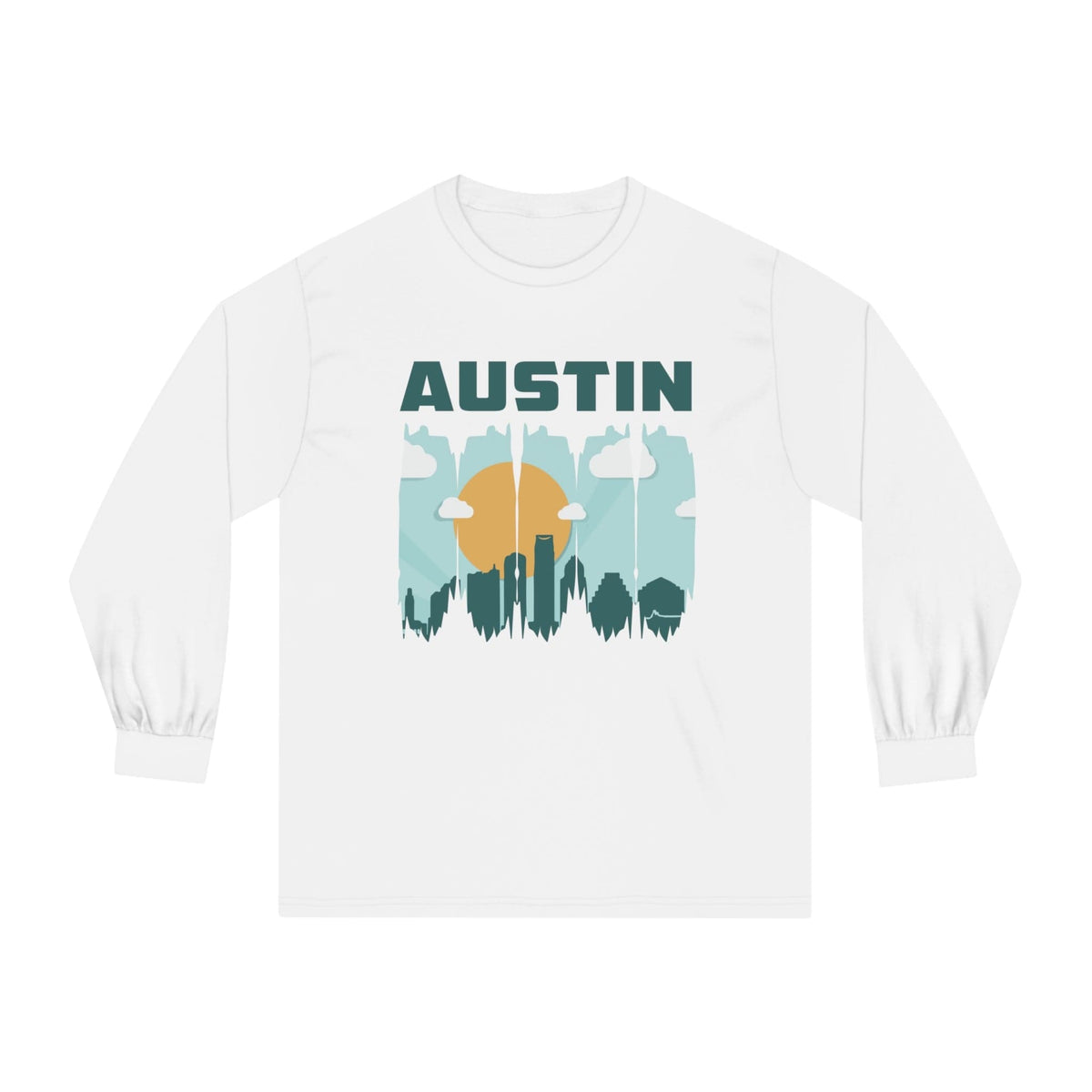 AUSTIN – Trendy Design, Premium Long Sleeve Tee