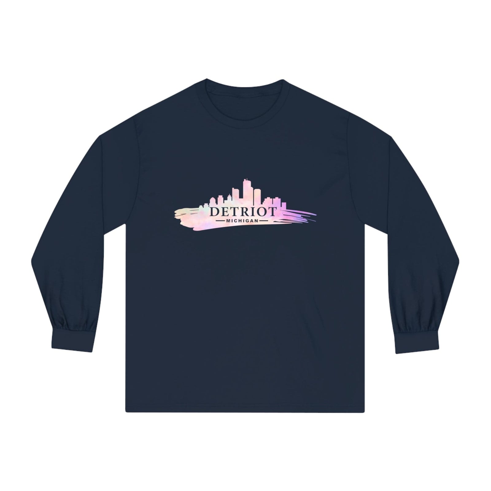 DETRIOT – Trendy Design, Premium Long Sleeve Tee