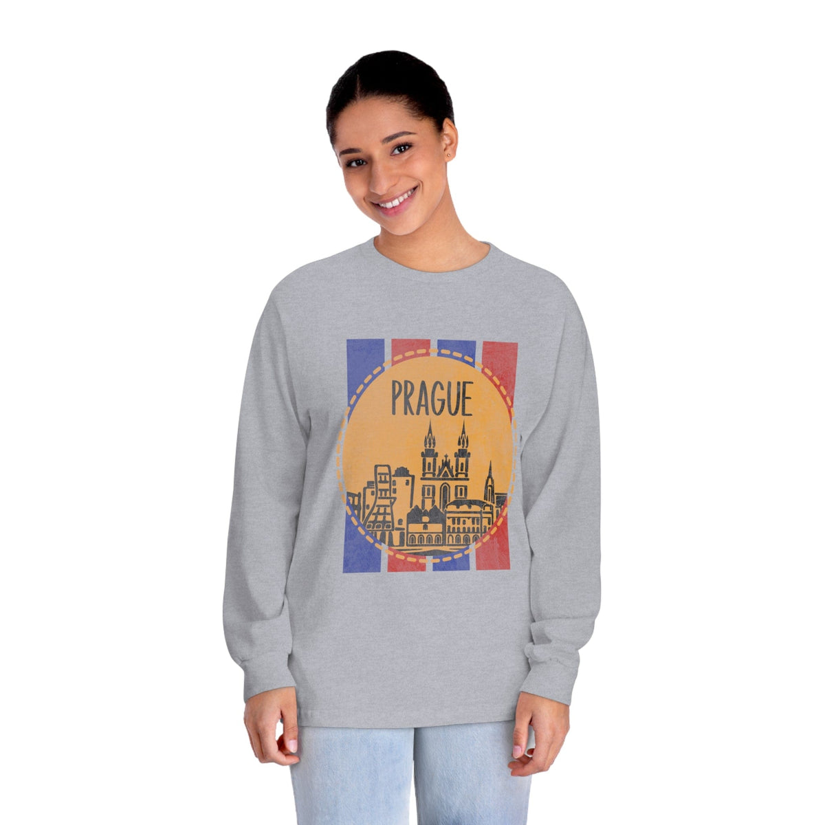 PRAGUE – Trendy Design, Premium Long Sleeve Tee