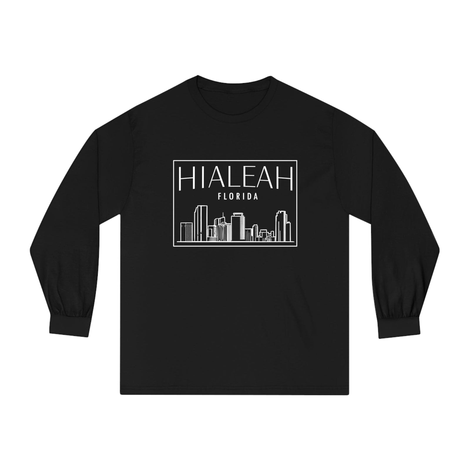 HIALEAH – Trendy Design, Premium Long Sleeve Tee
