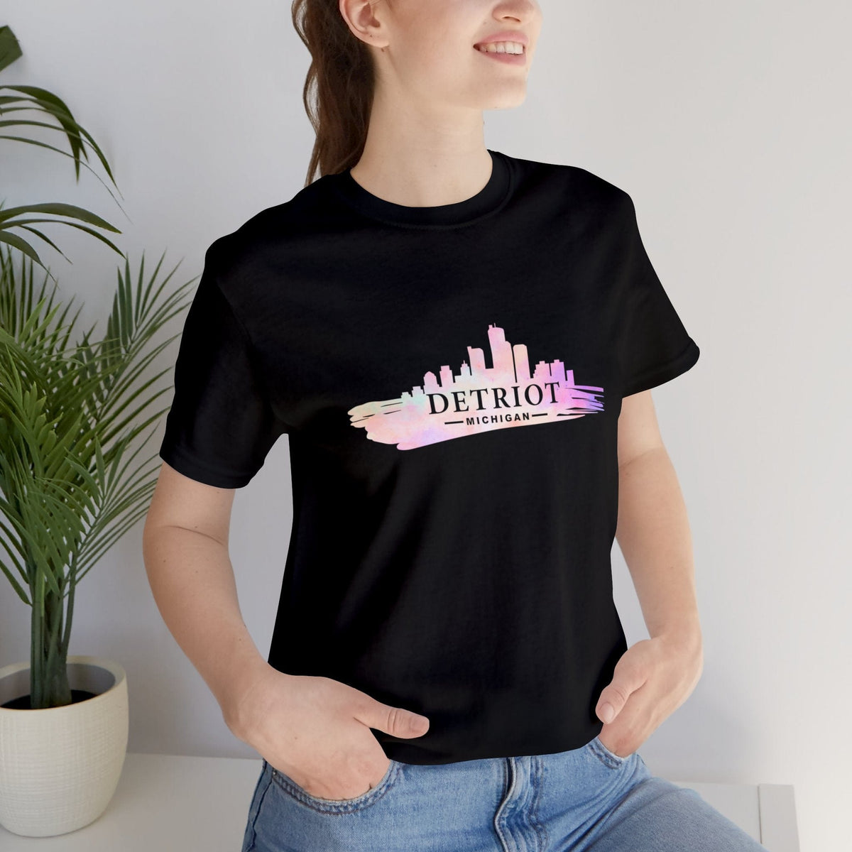 Detroit Skyline - Short Sleeve Tee