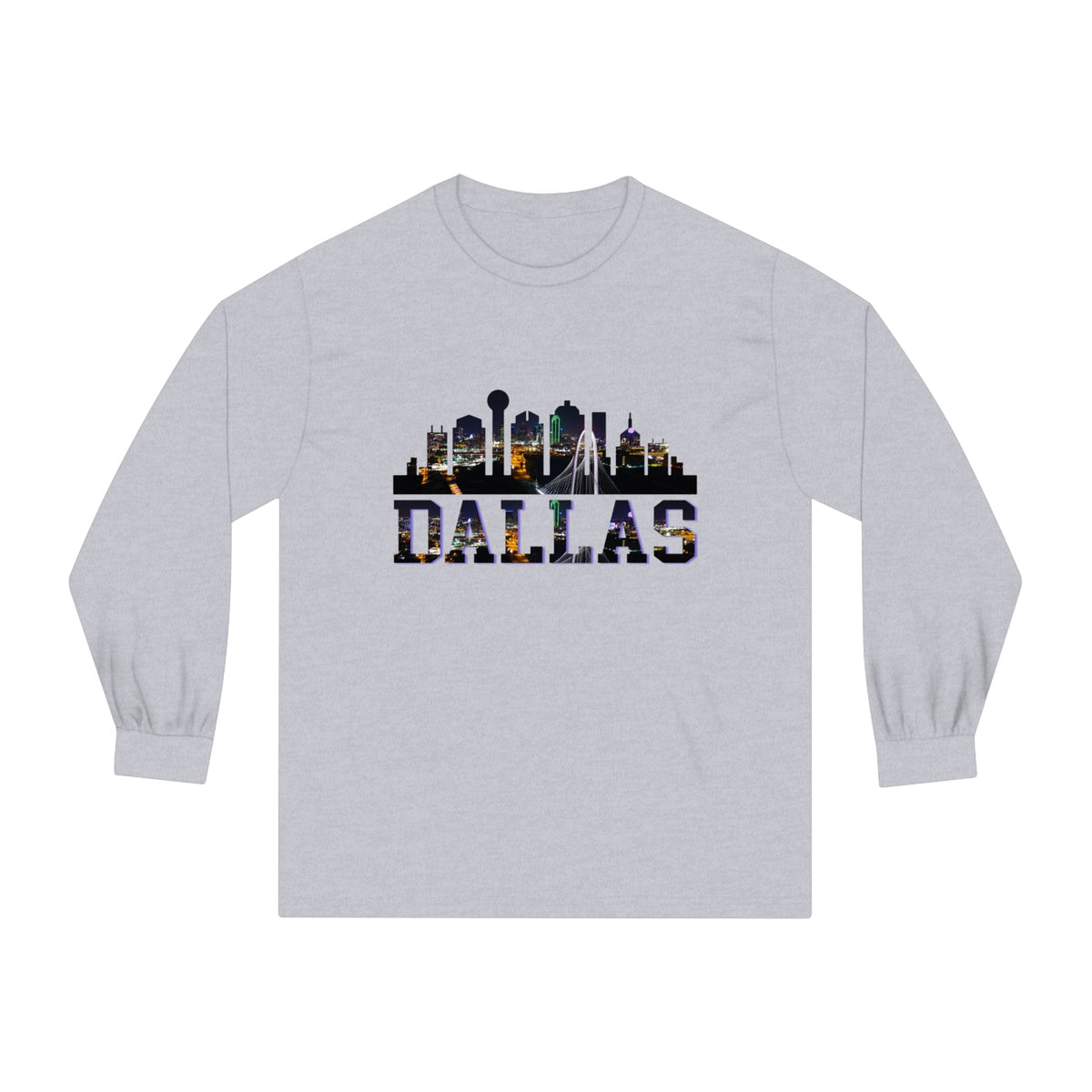 DALLAS – Trendy Design, Premium Long Sleeve Tee