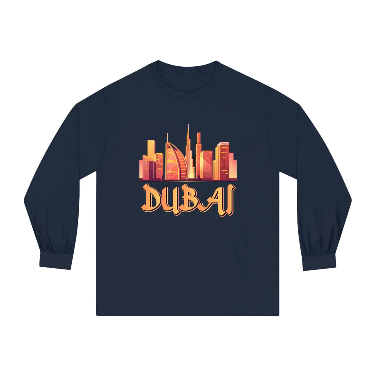DUBAI – Trendy Design, Premium Long Sleeve Tee