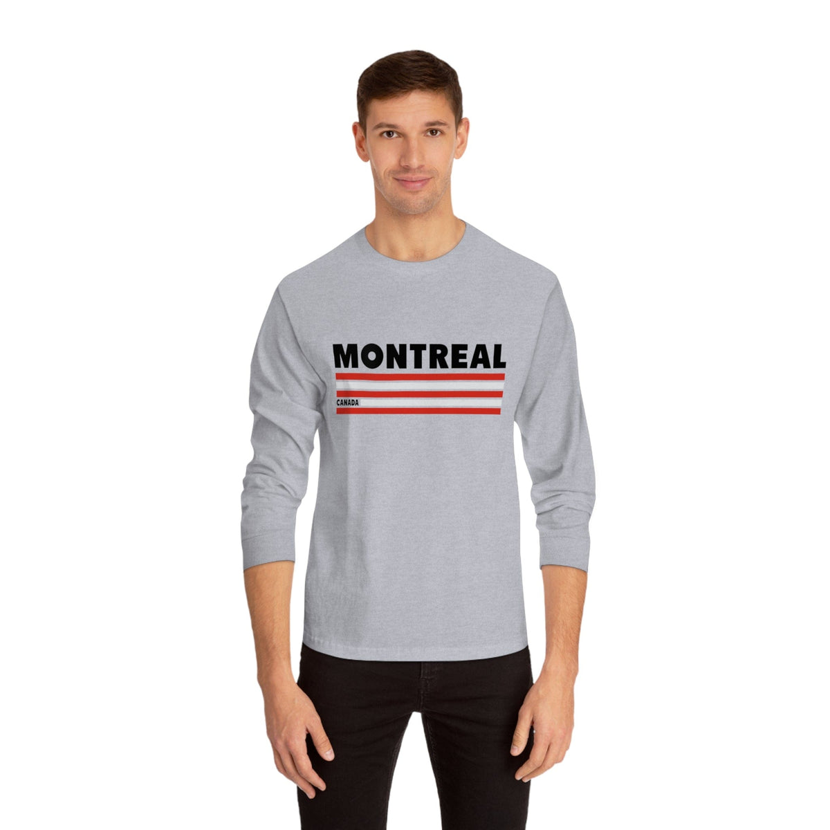 MONTREAL – Trendy Design, Premium Long Sleeve Tee