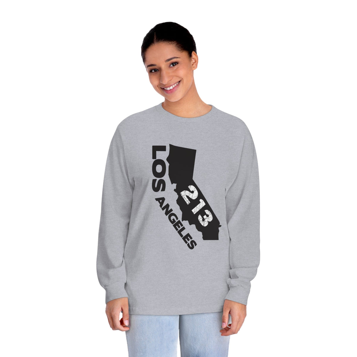 LOS ANGELES – Trendy Design, Premium Long Sleeve Tee
