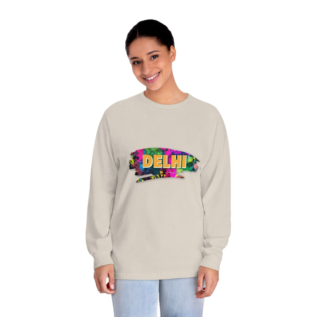 DELHI – Trendy Design, Premium Long Sleeve Tee