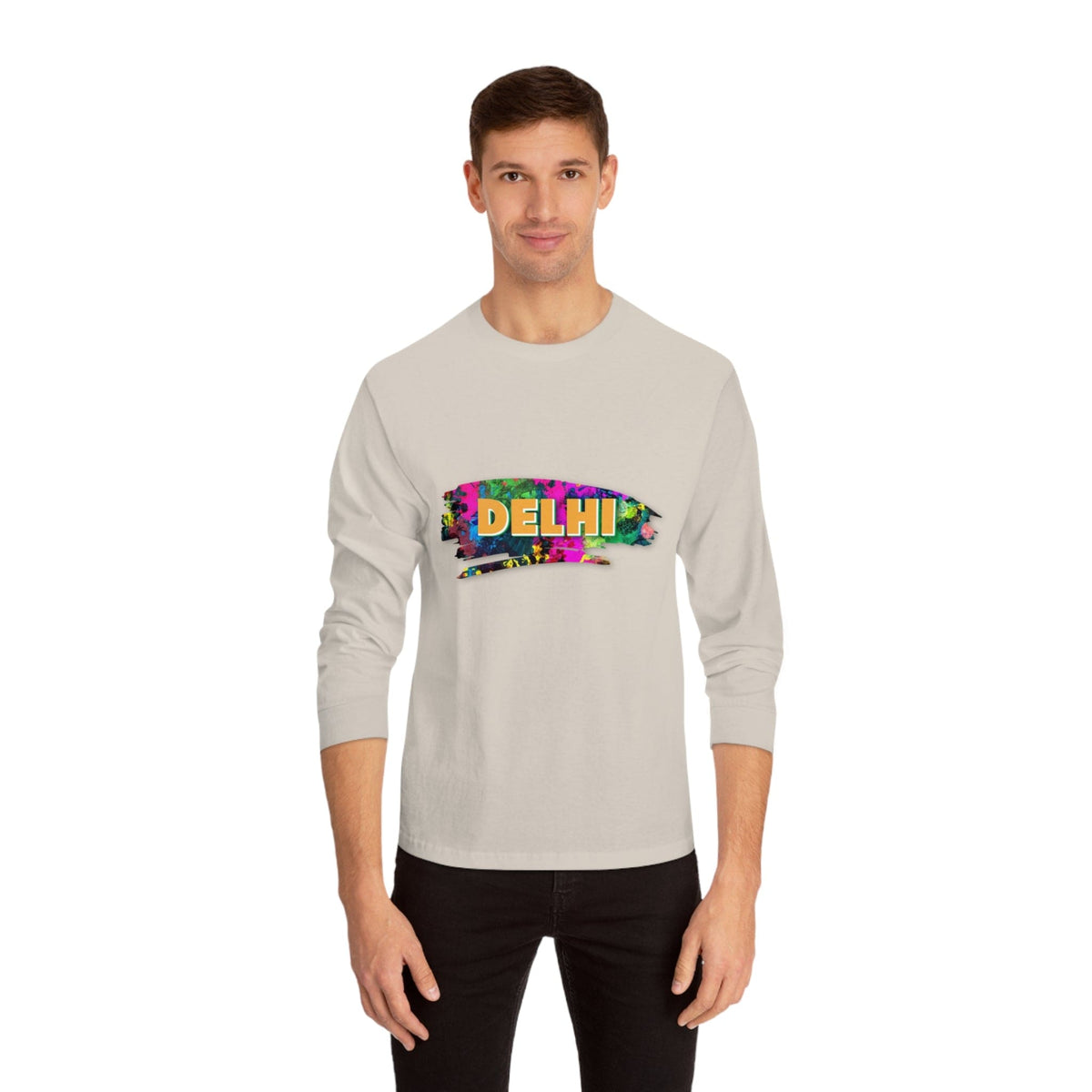 DELHI – Trendy Design, Premium Long Sleeve Tee