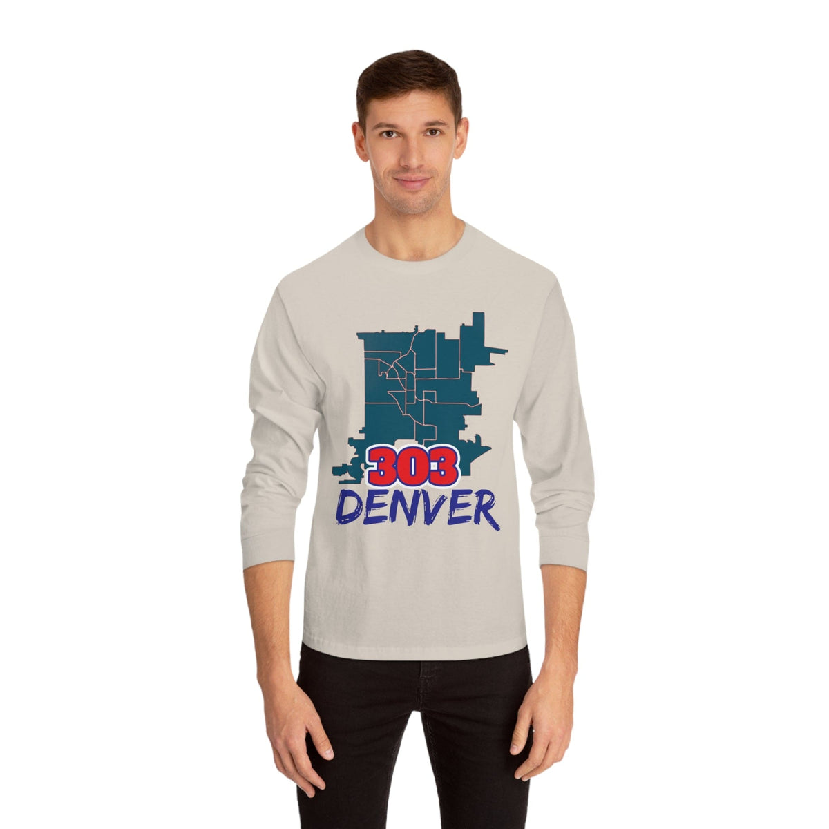 DENVER – Trendy Design, Premium Long Sleeve Tee