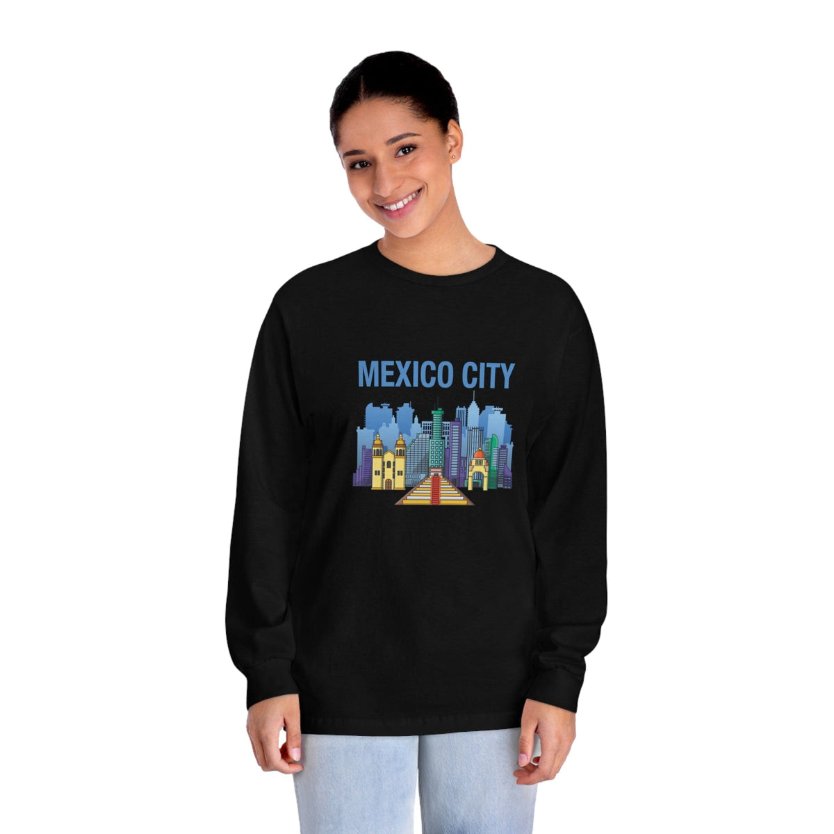 MEXICO CITY – Trendy Design, Premium Long Sleeve Tee