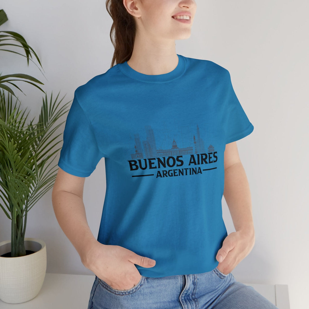 Buenos Aires Skyline - Short Sleeve Tee