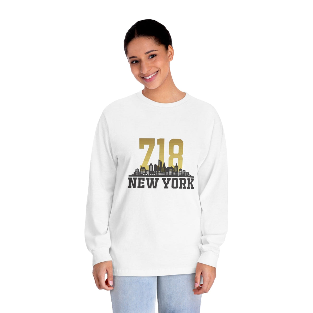 NEW YORK – Trendy Design, Premium Long Sleeve Tee