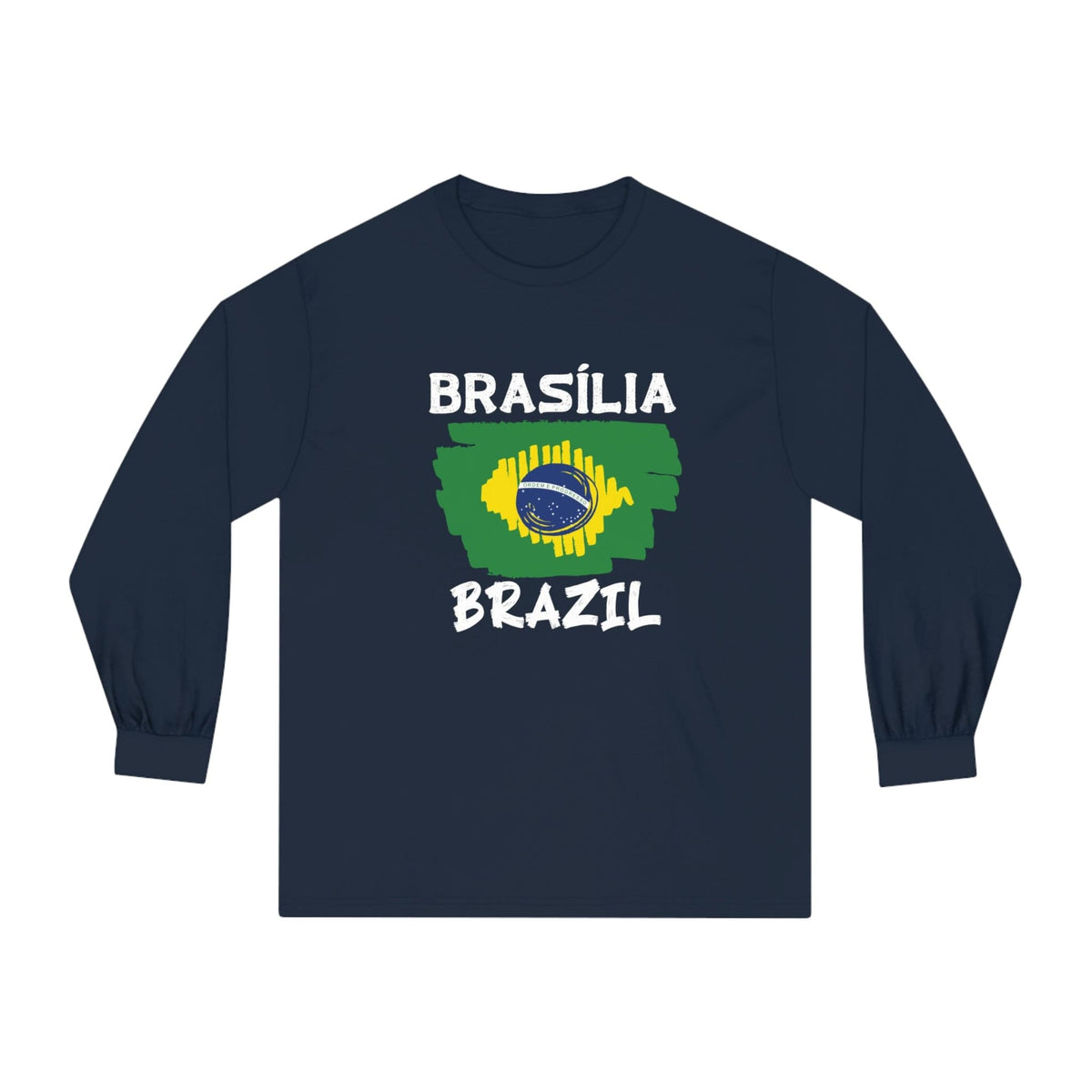 Brushstroke Brasília - Long Sleeve Tee