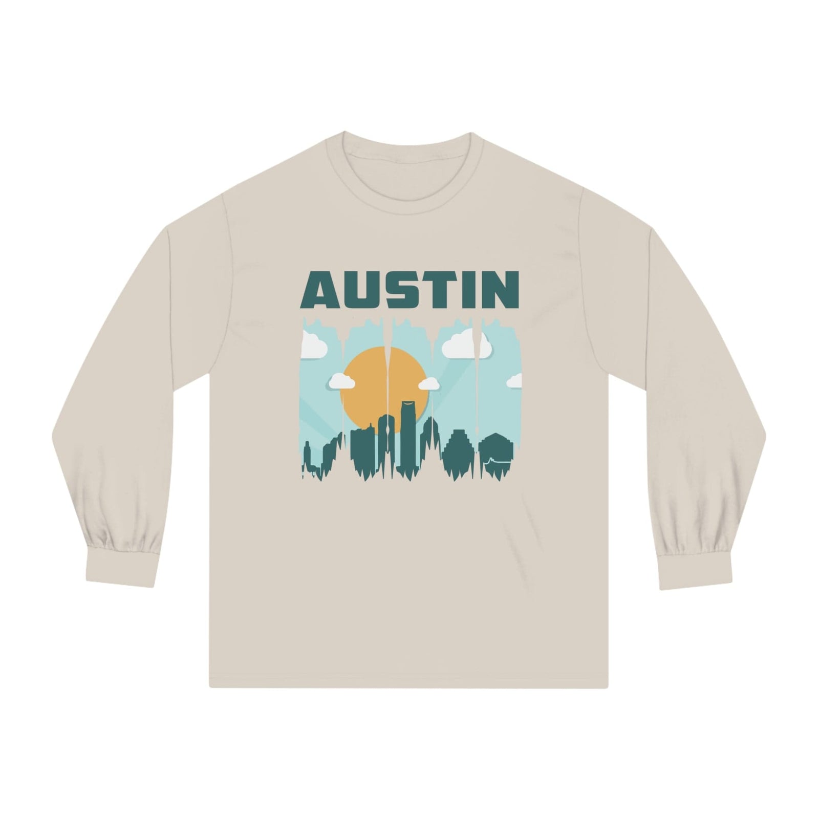 AUSTIN – Trendy Design, Premium Long Sleeve Tee