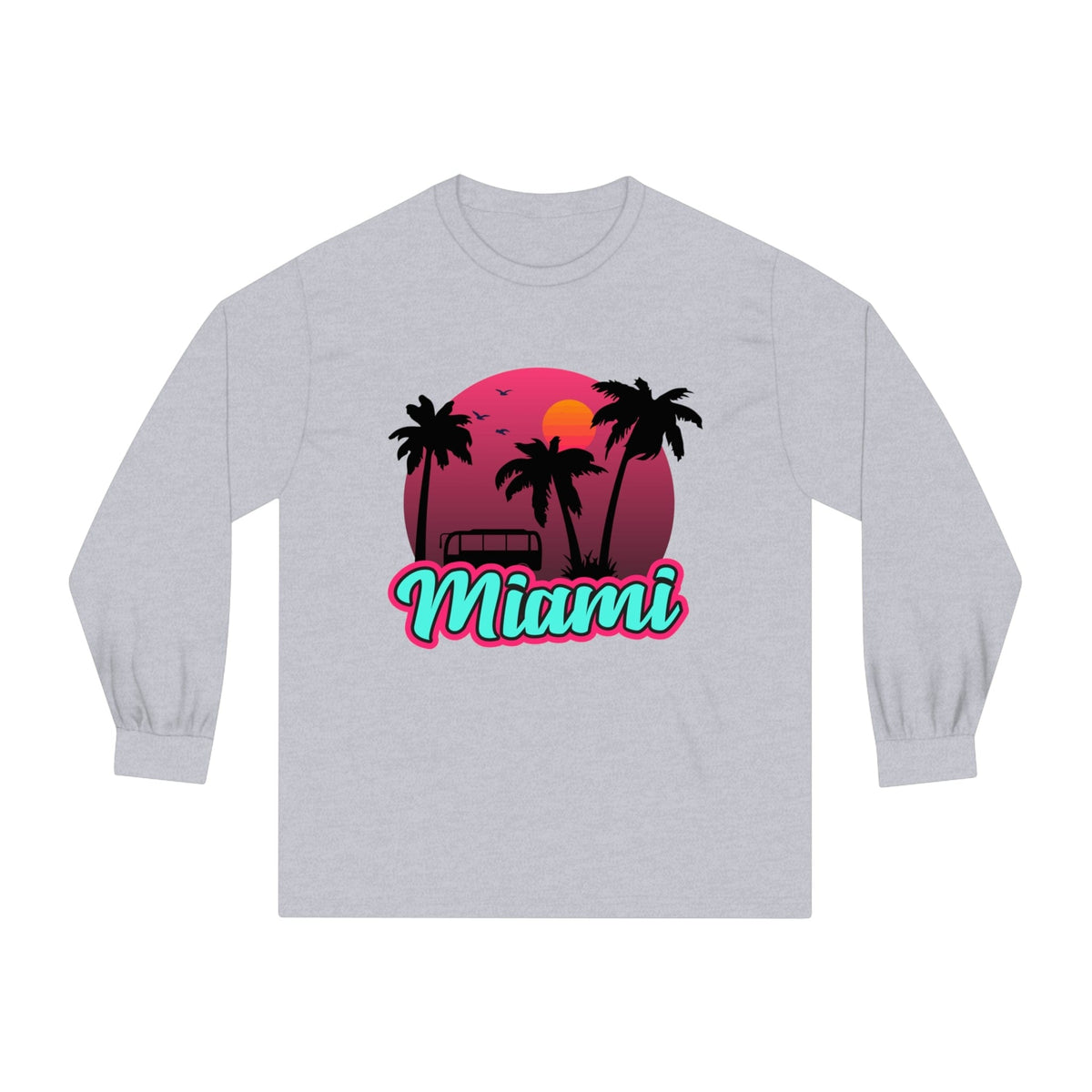MIAMI – Trendy Design, Premium Long Sleeve Tee