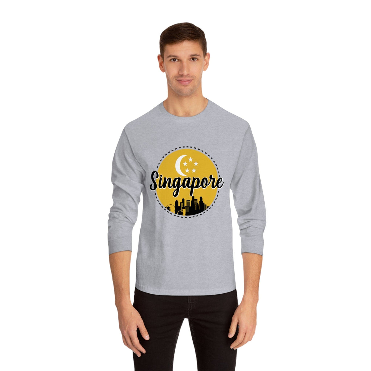 SINGAPORE – Trendy Design, Premium Long Sleeve Tee
