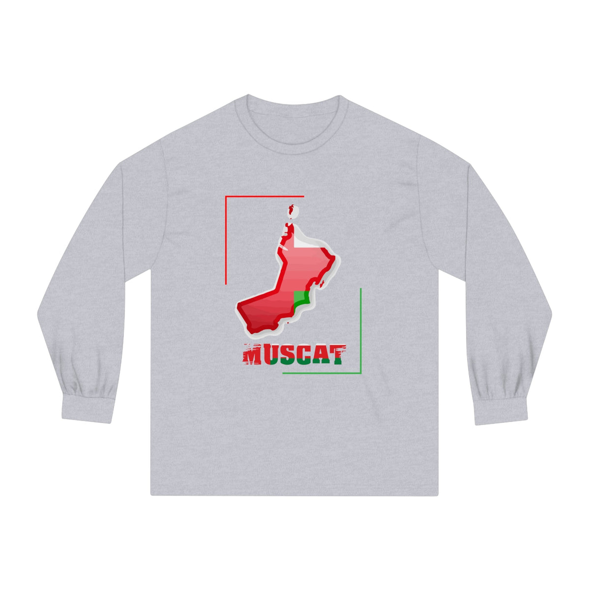 MUSCAT – Trendy Design, Premium Long Sleeve Tee