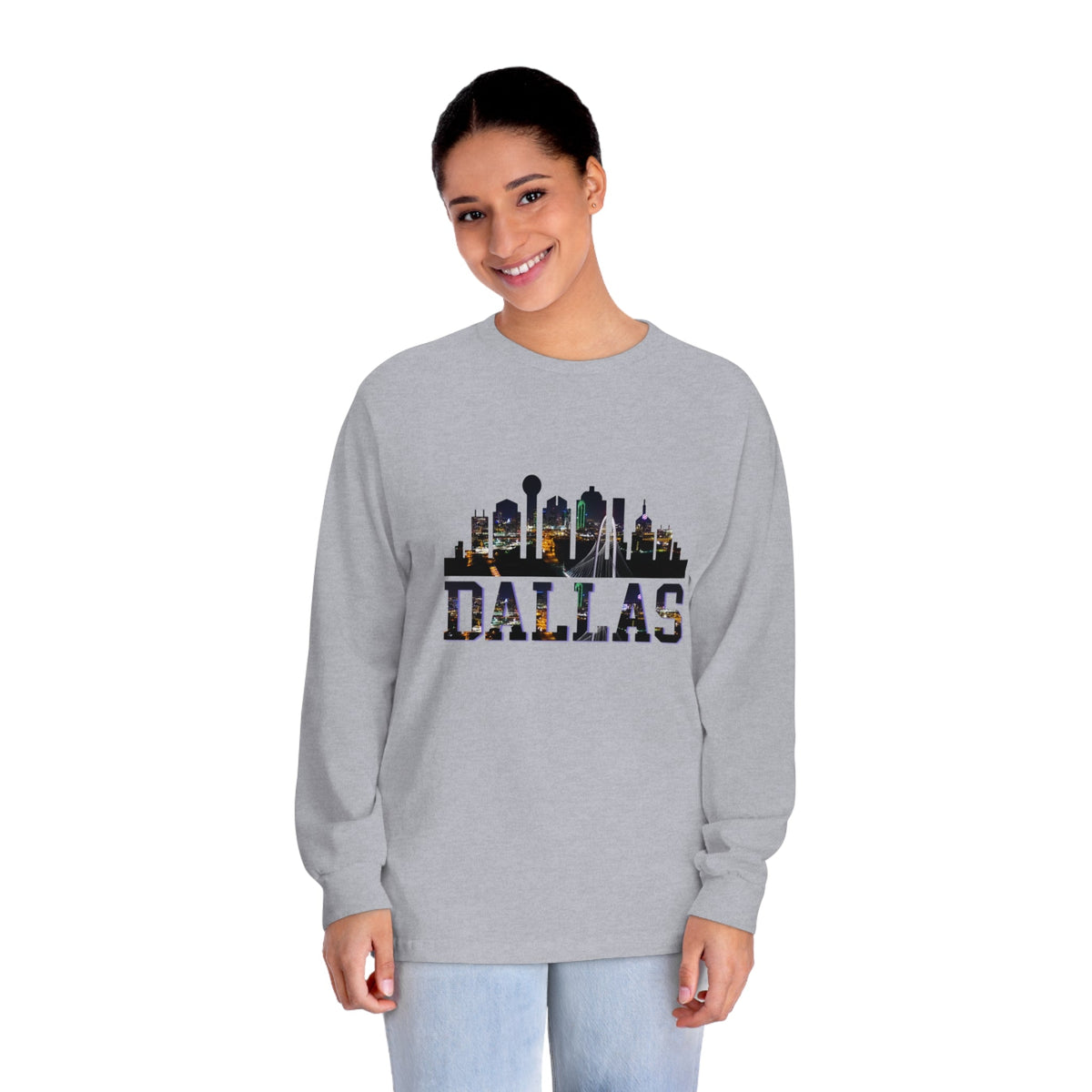 DALLAS – Trendy Design, Premium Long Sleeve Tee