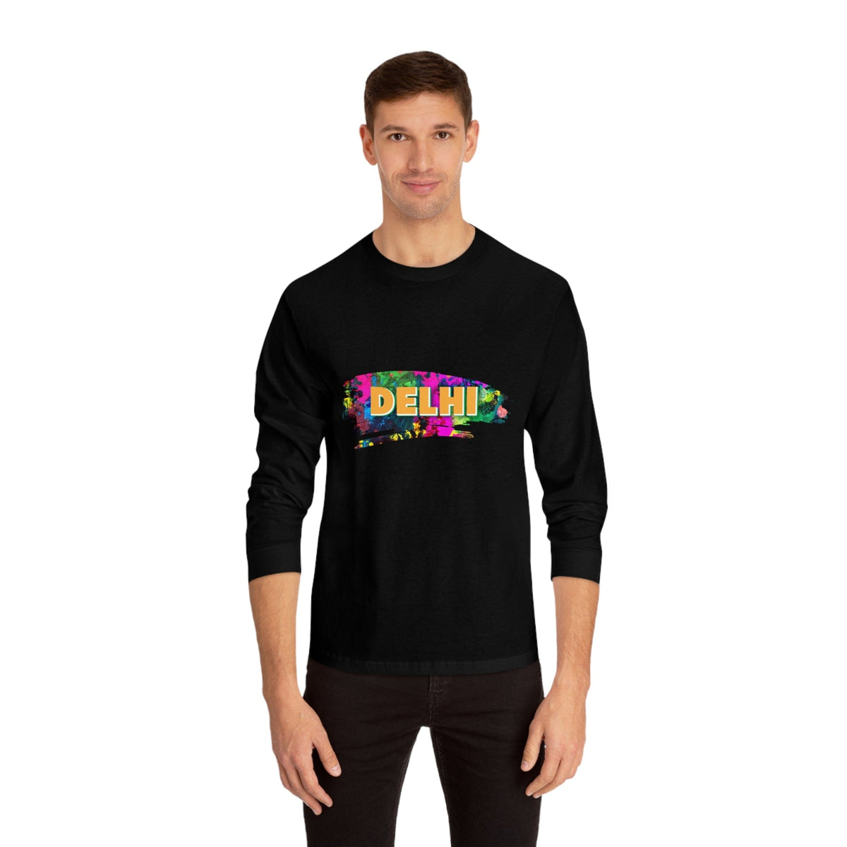 DELHI – Trendy Design, Premium Long Sleeve Tee