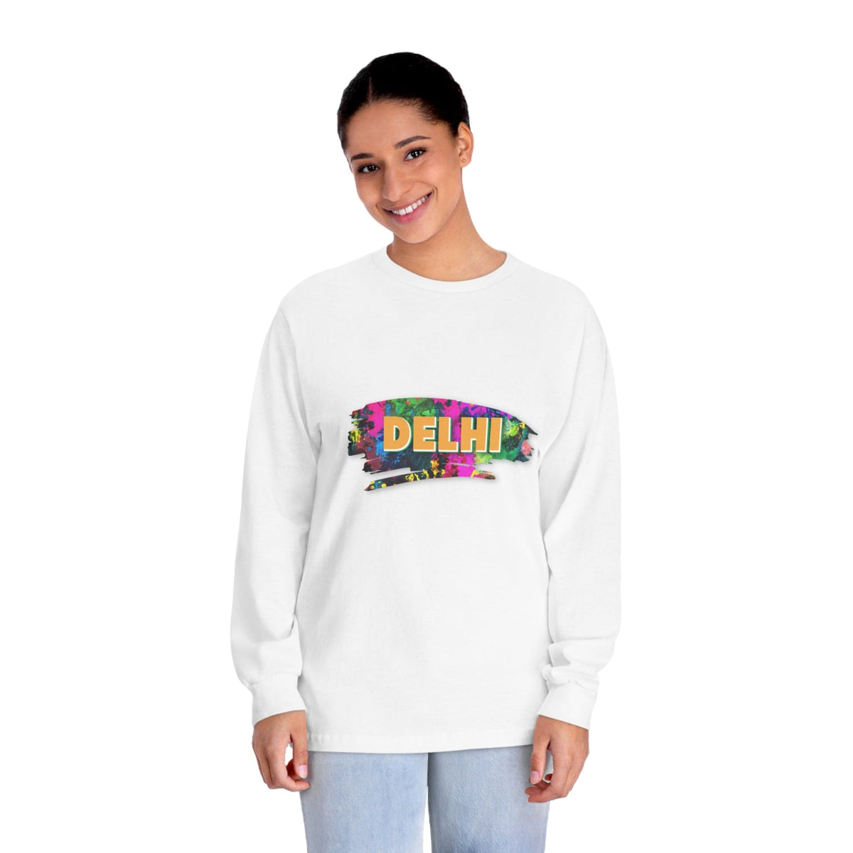 DELHI – Trendy Design, Premium Long Sleeve Tee