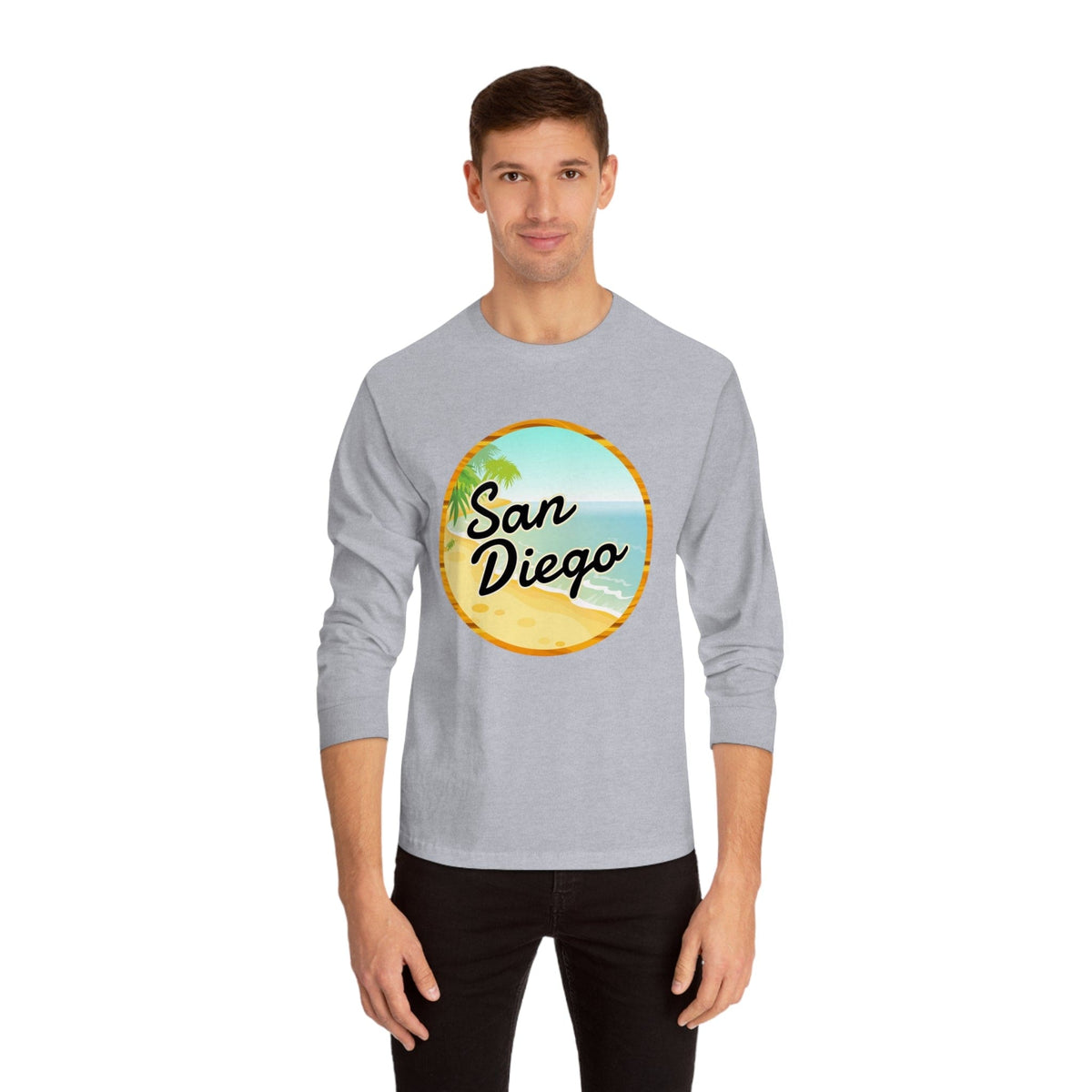 SAN DIEGO – Trendy Design, Premium Long Sleeve Tee