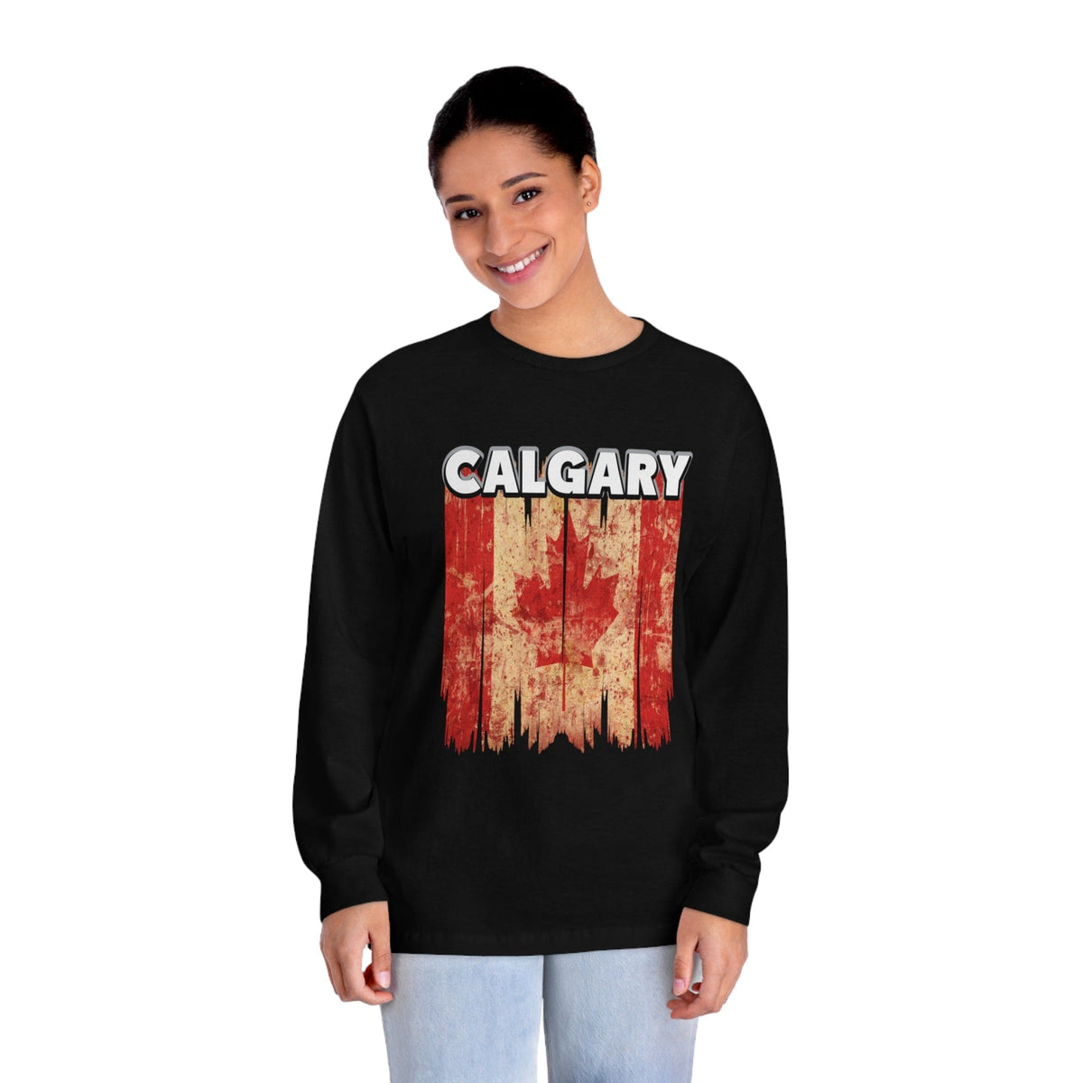 CALGARY – Trendy Design, Premium Long Sleeve Tee