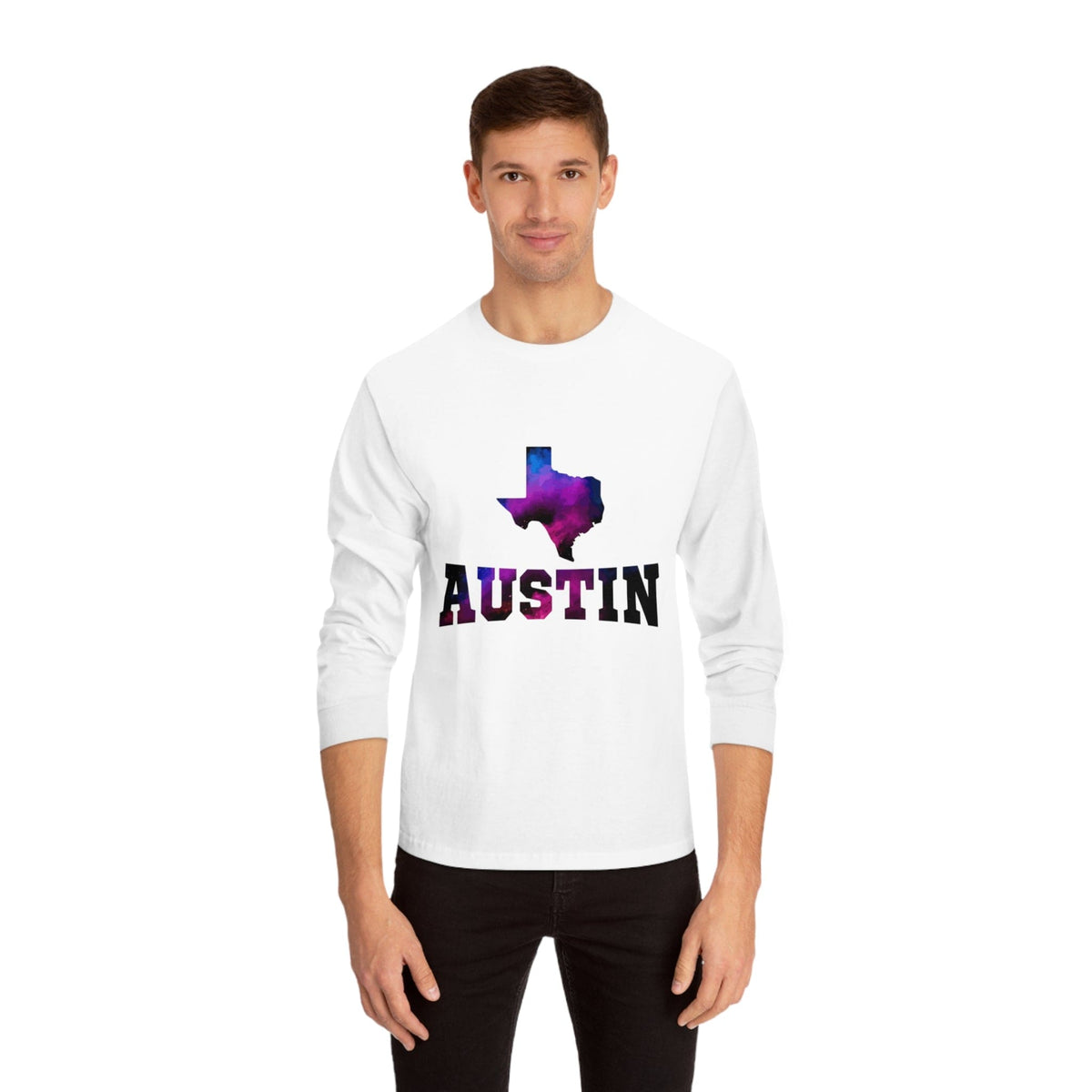 AUSTIN – Trendy Design, Premium Long Sleeve Tee