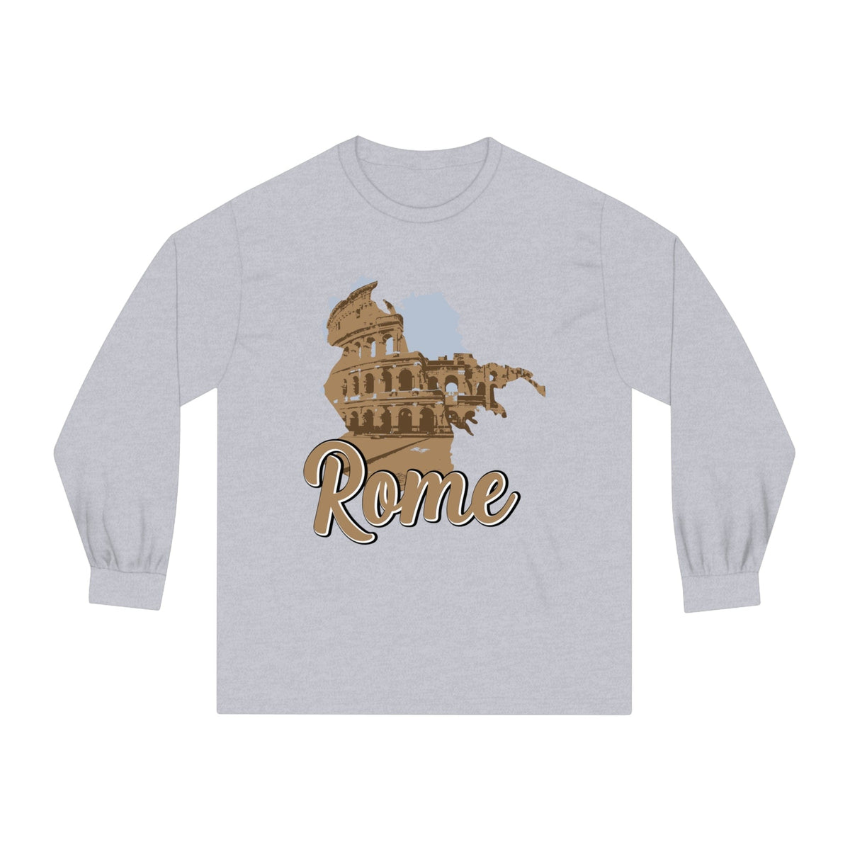 ROME – Trendy Design, Premium Long Sleeve Tee
