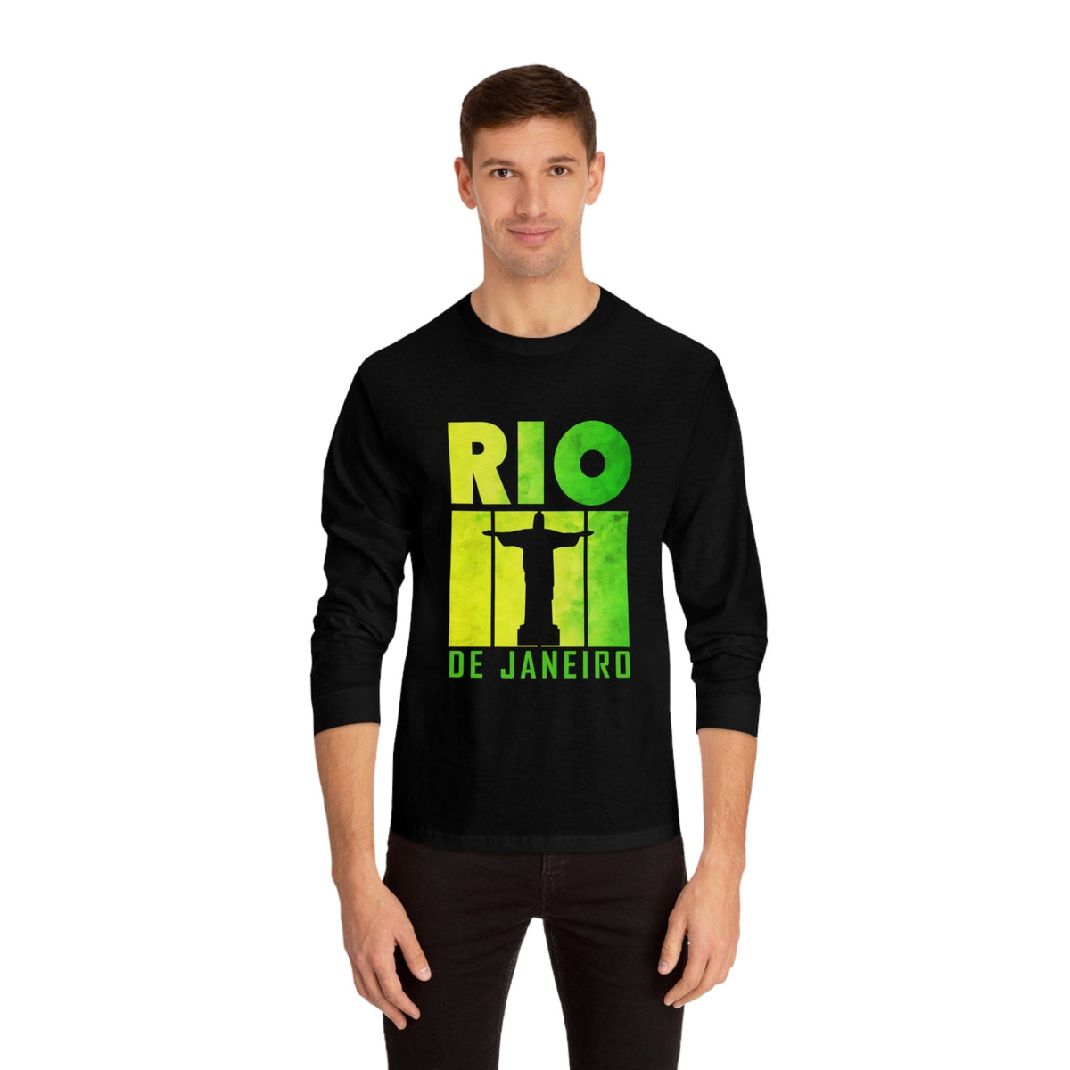 RO de JANEIRO – Trendy Design, Premium Long Sleeve Tee