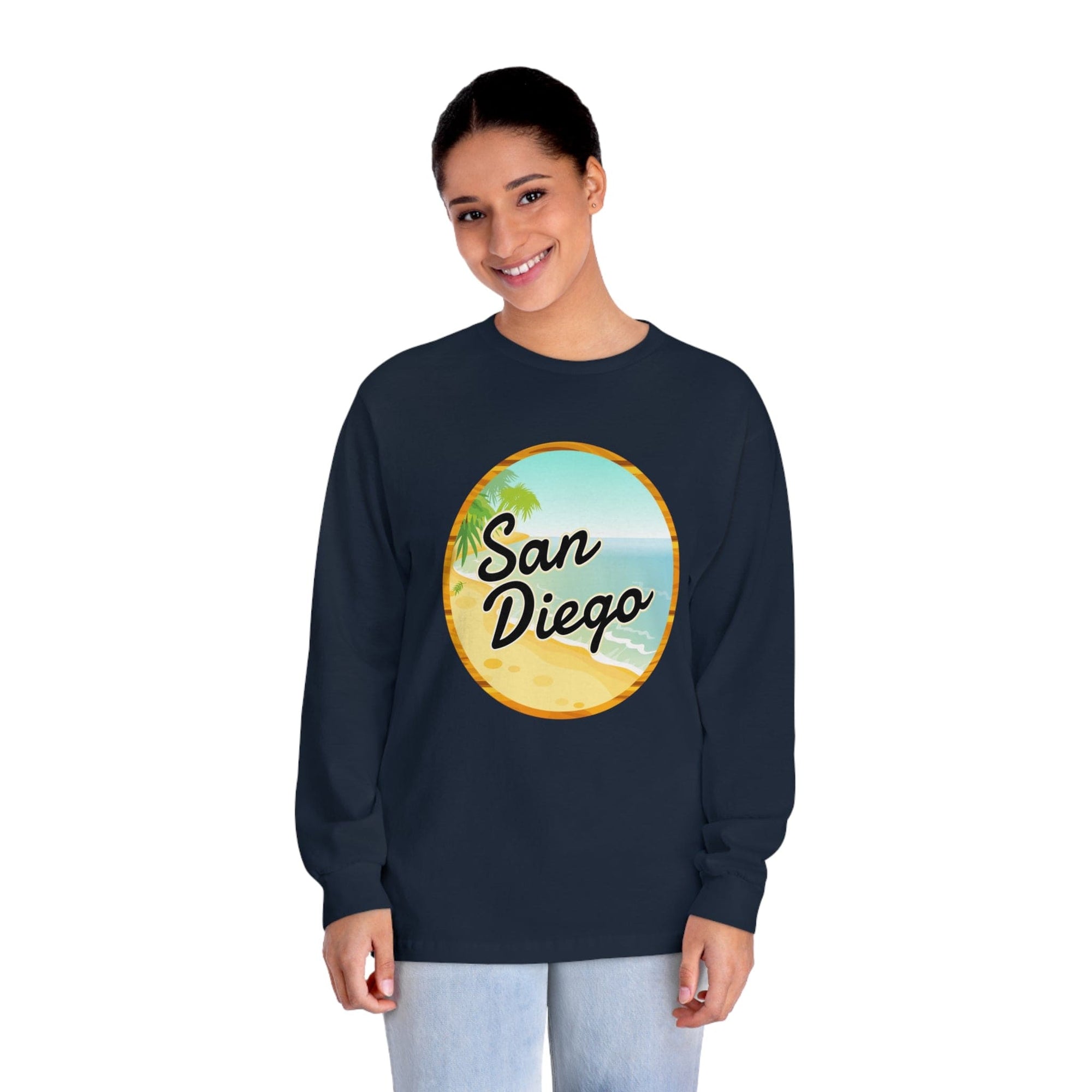 SAN DIEGO – Trendy Design, Premium Long Sleeve Tee