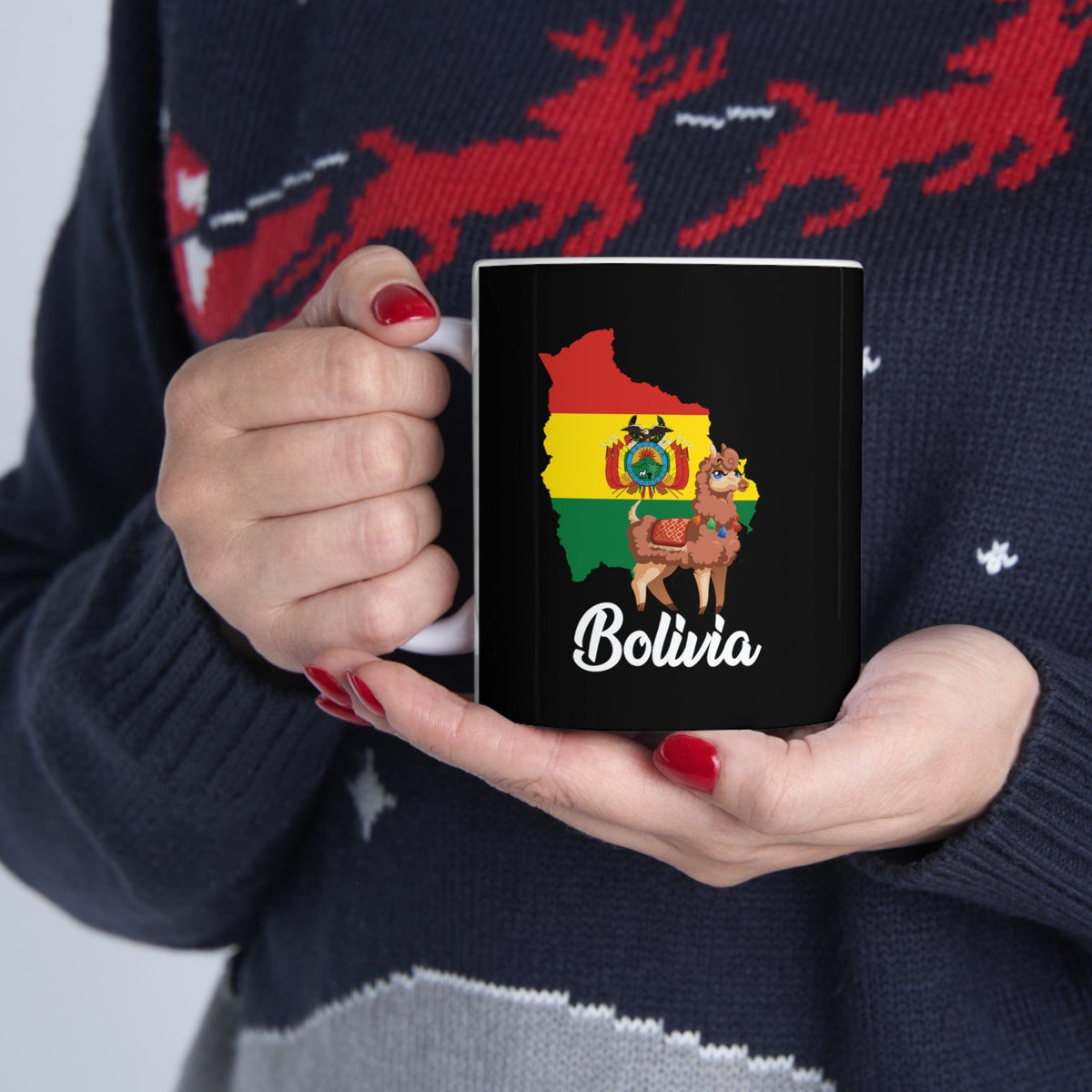 BOLIVIA - Awesome Ceramic Mug, Exclusive Design