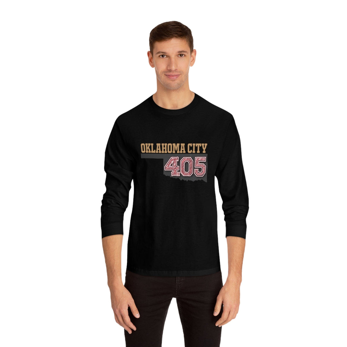 OKLAHOMA CITY – Trendy Design, Premium Long Sleeve Tee