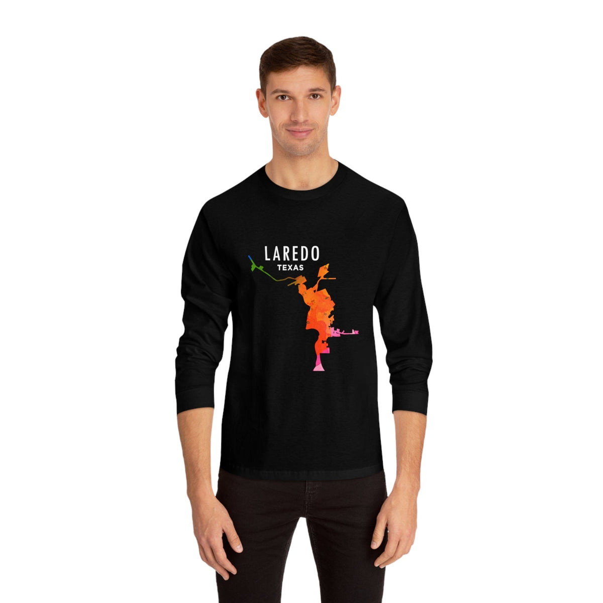 LAREDO – Trendy Design, Premium Long Sleeve Tee