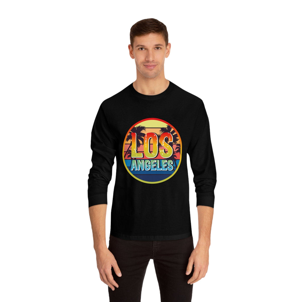 LOS ANGELES – Trendy Design, Premium Long Sleeve Tee
