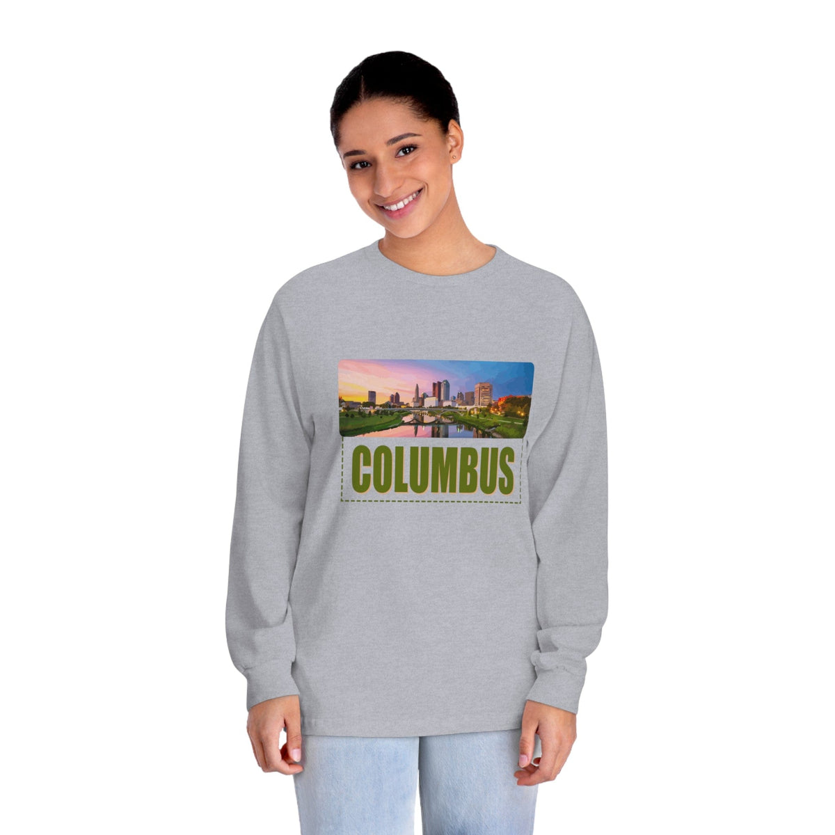 COLUMBUS – Trendy Design, Premium Long Sleeve Tee