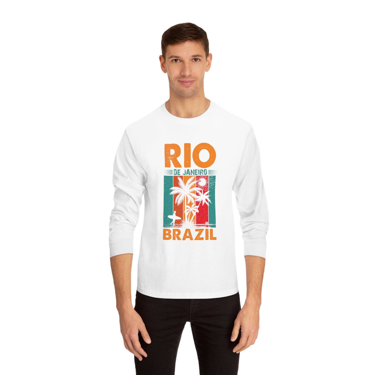 RIO de JANEIRO – Trendy Design, Premium Long Sleeve Tee
