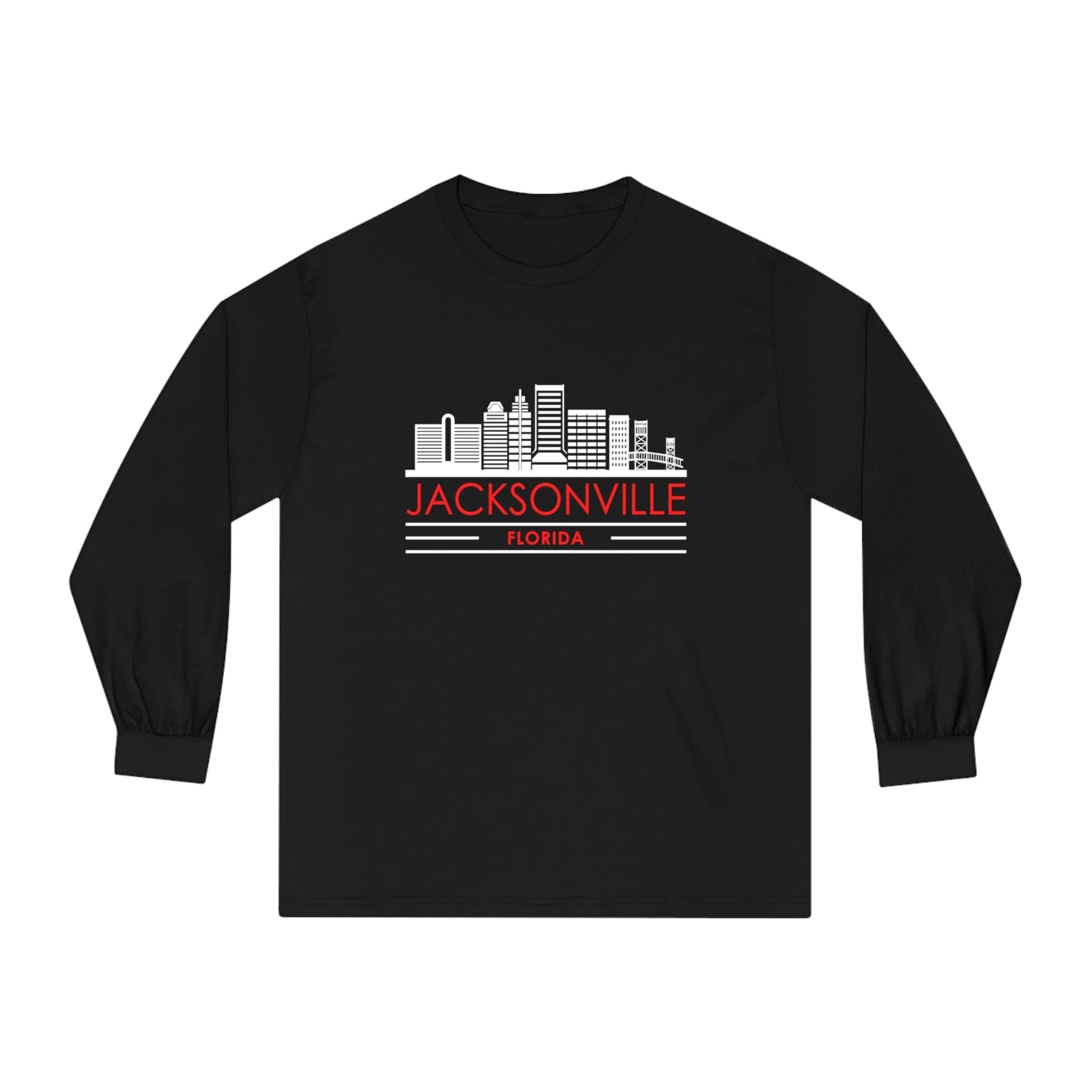 JACKSONVILLE – Trendy Design, Premium Long Sleeve Tee