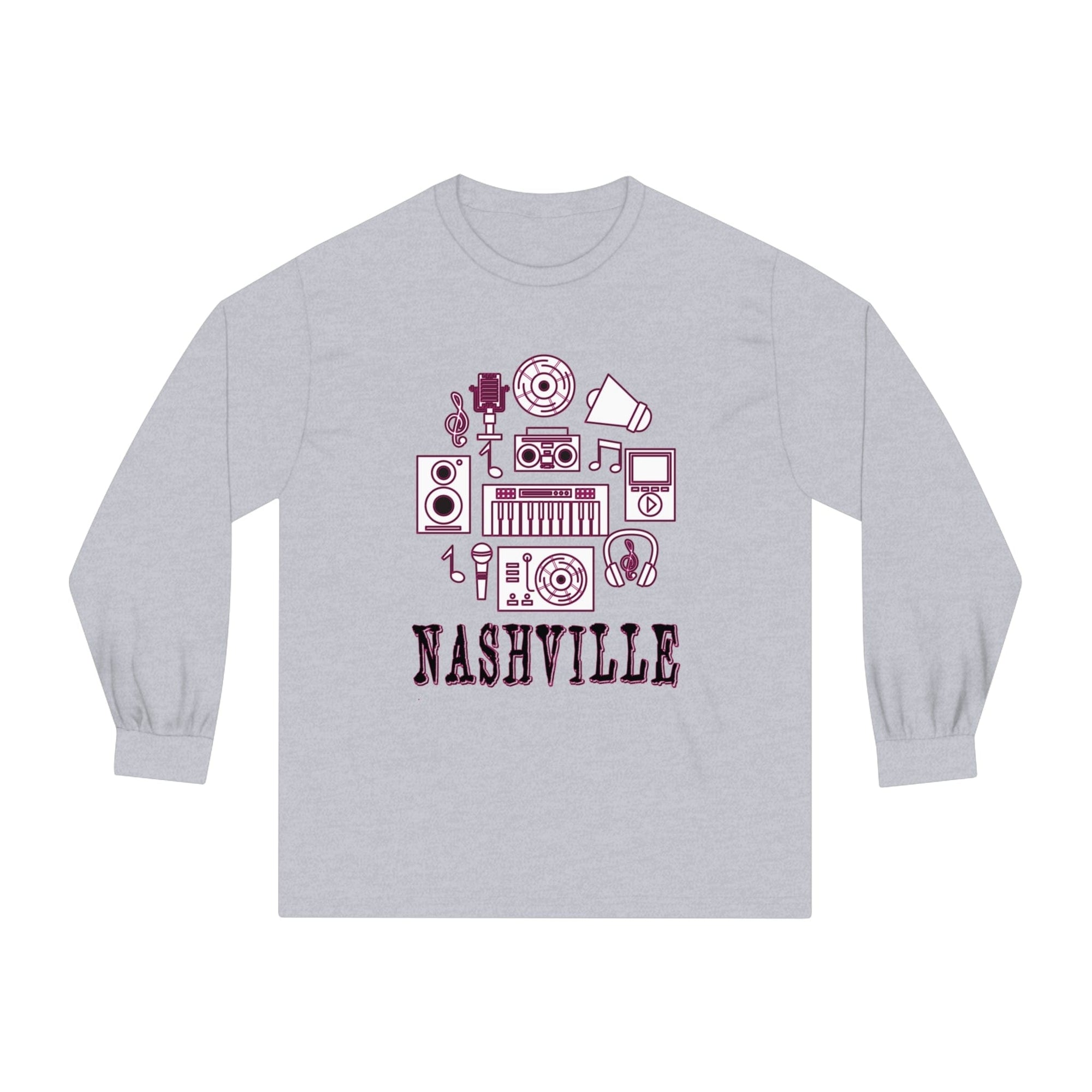 NASHVILLE – Trendy Design, Premium Long Sleeve Tee