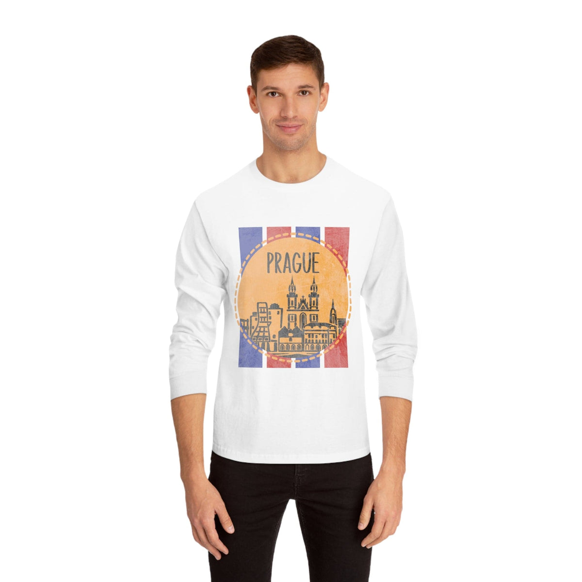 PRAGUE – Trendy Design, Premium Long Sleeve Tee