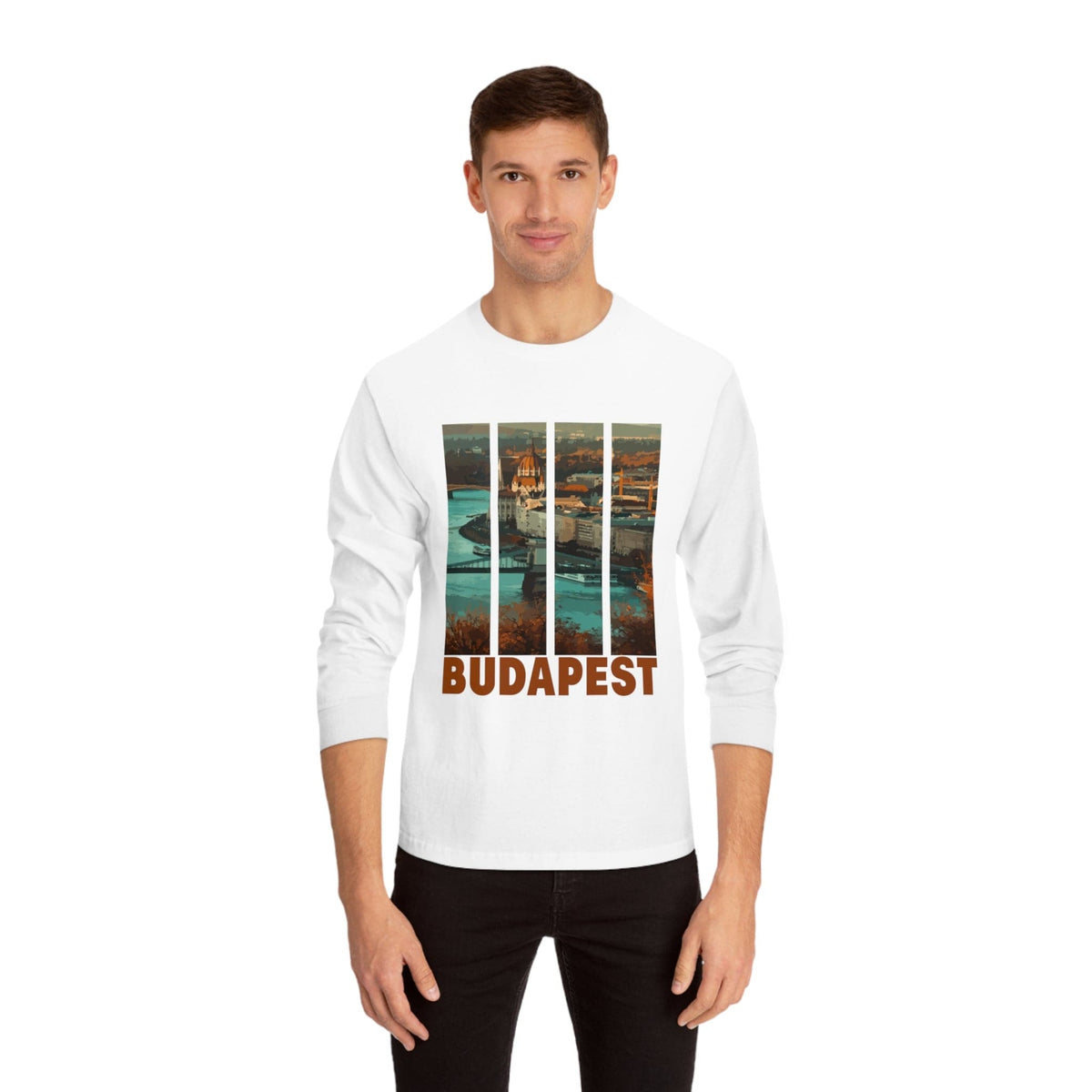 BUDAPEST – Trendy Design, Premium Long Sleeve Tee