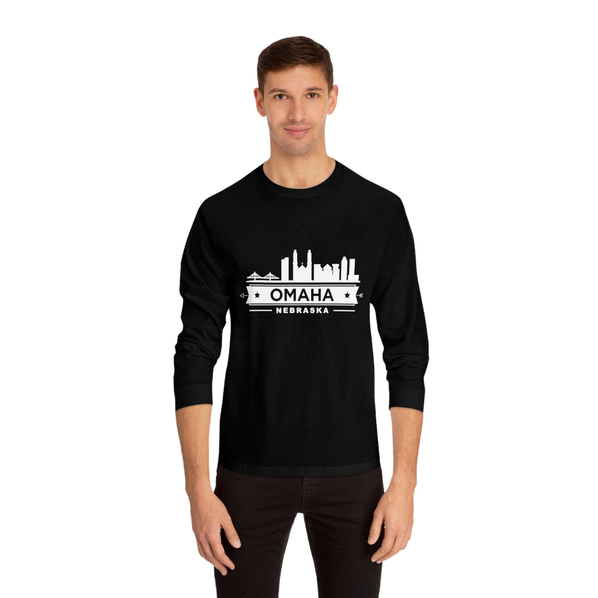 OMAHA – Trendy Design, Premium Long Sleeve Tee