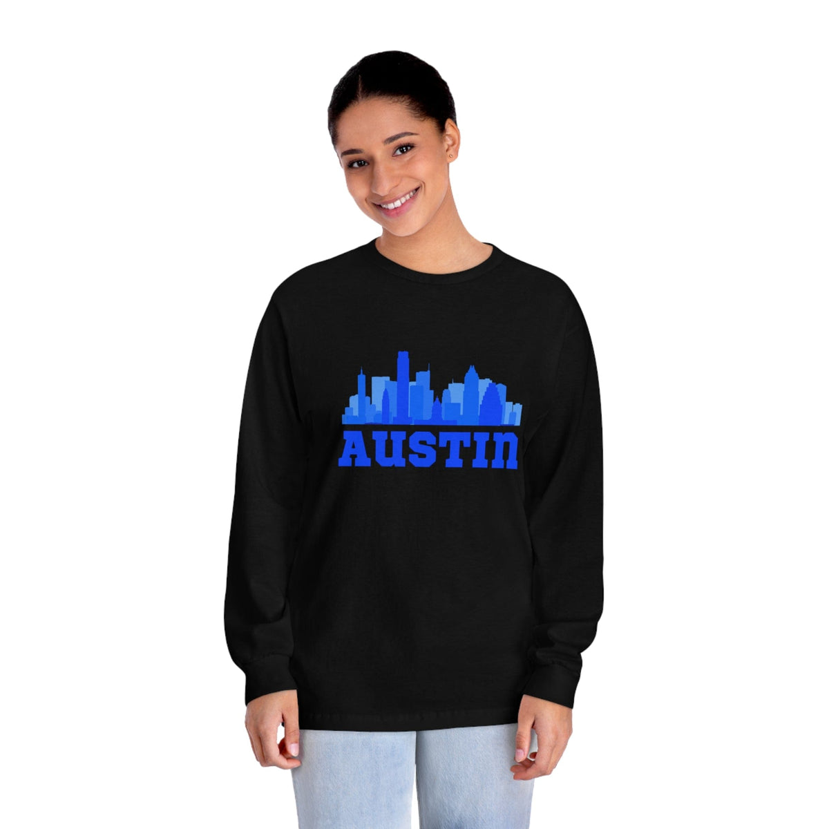 AUSTIN – Trendy Design, Premium Long Sleeve Tee