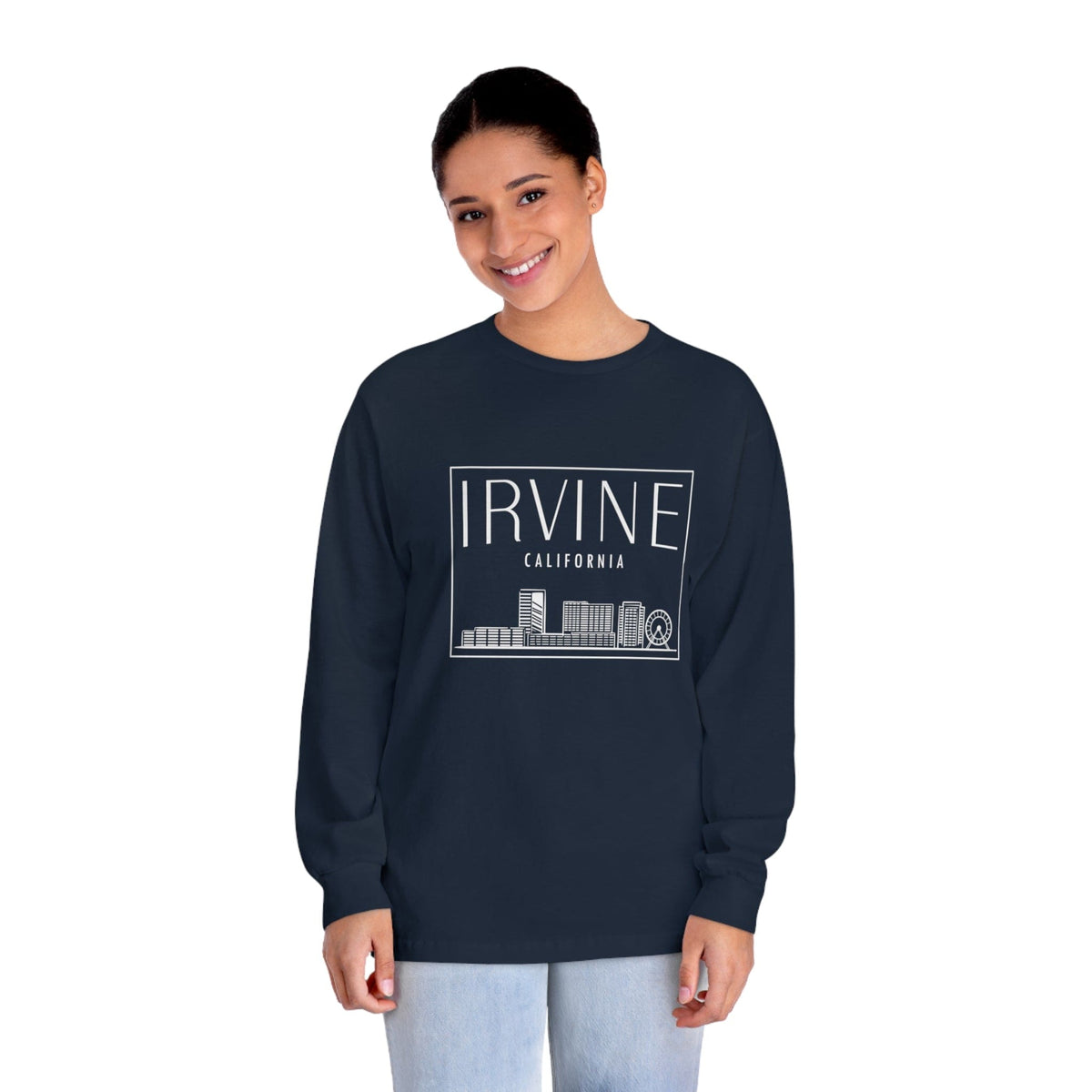 IRVINE – Trendy Design, Premium Long Sleeve Tee