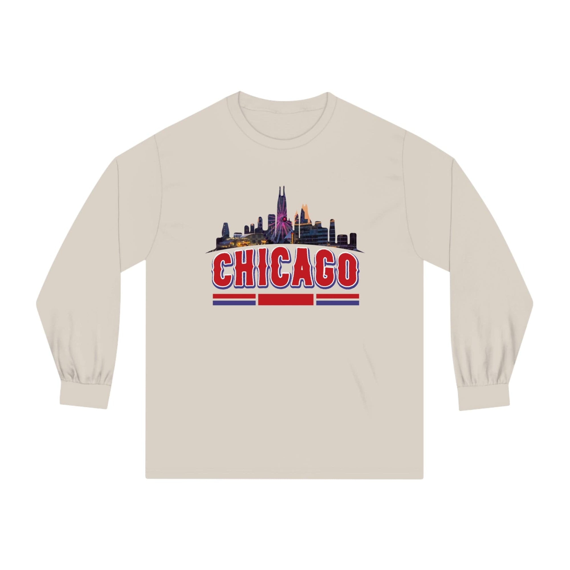 CHICAGO – Trendy Design, Premium Long Sleeve Tee