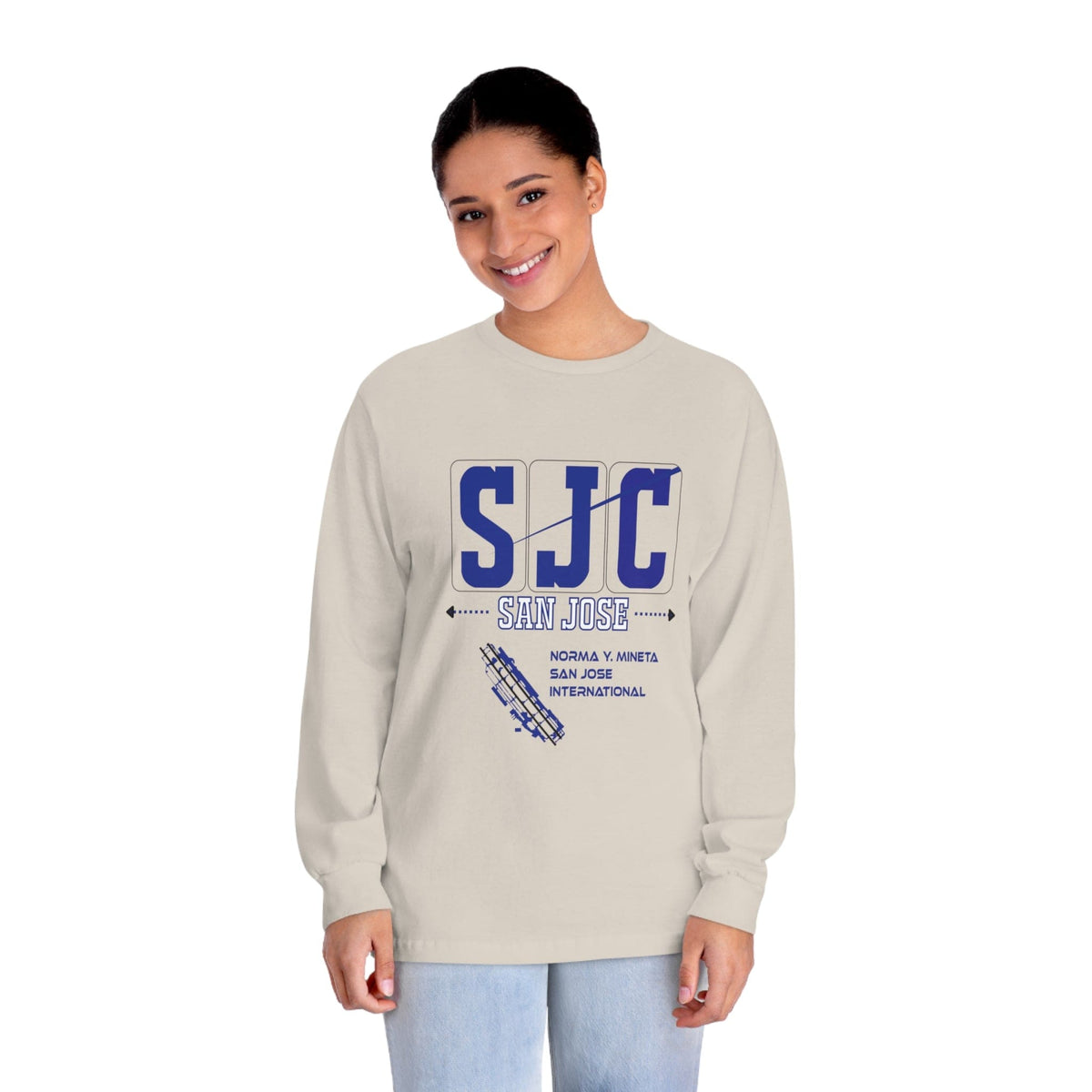 SAN JOSE – Trendy Design, Premium Long Sleeve Tee