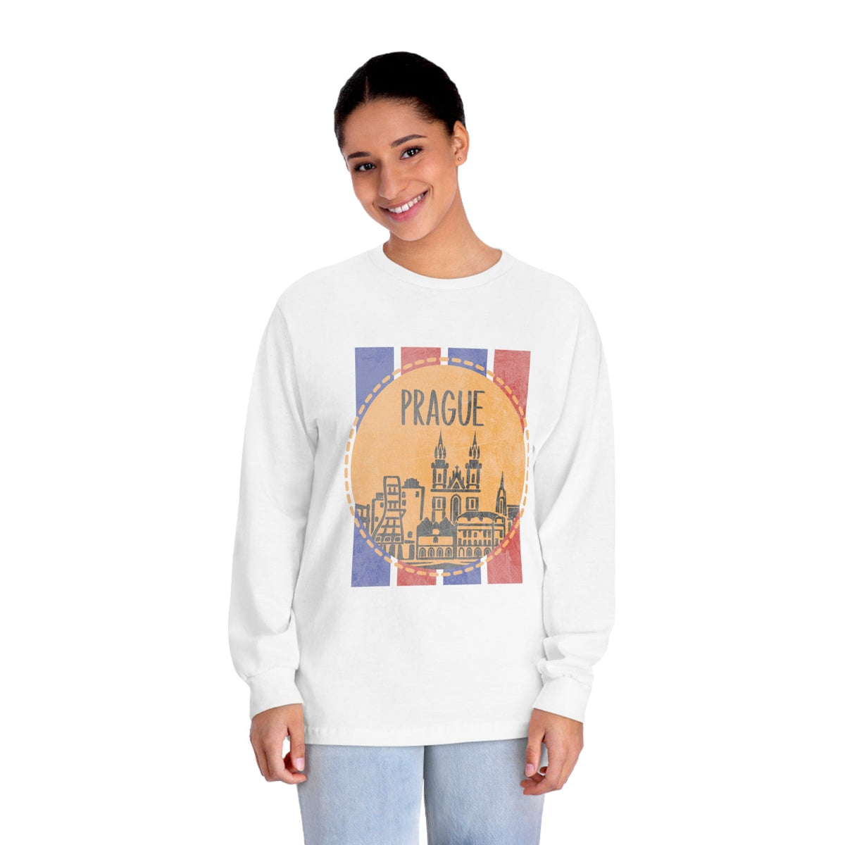 PRAGUE – Trendy Design, Premium Long Sleeve Tee
