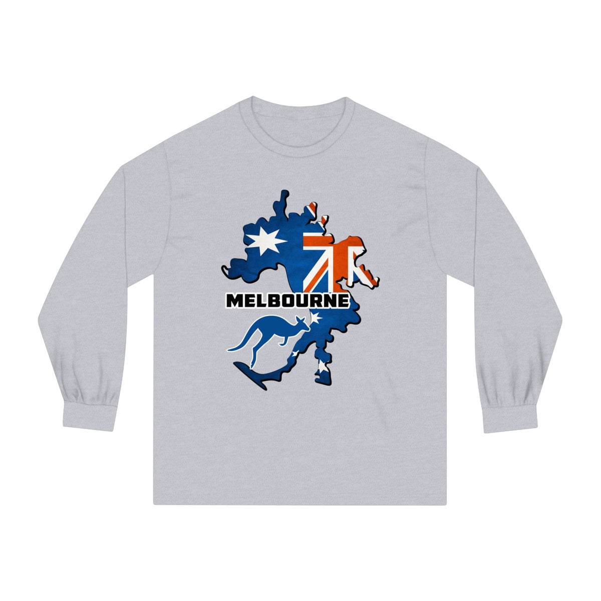 MELBOURNE – Trendy Design, Premium Long Sleeve Tee