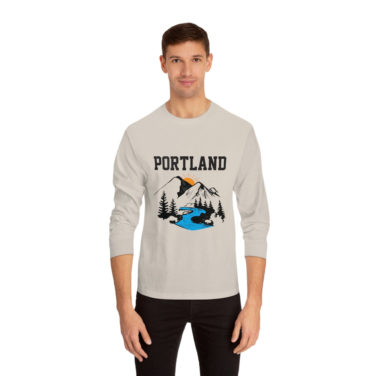 PORTLAND – Trendy Design, Premium Long Sleeve Tee